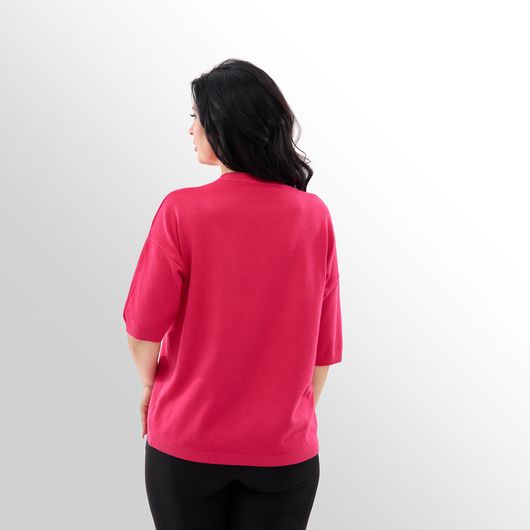 Джемпер Меланія, фуксія, Колір: Фуксія, Розмір: 48, зображення 2