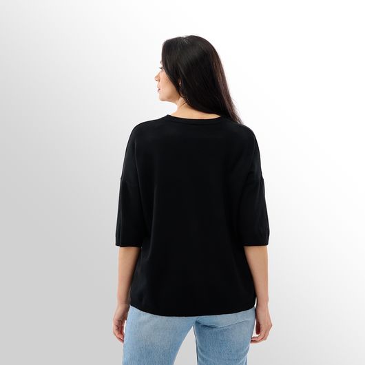 Джемпер Меланія, чорний, Колір: Чорний, Розмір: 46, зображення 2