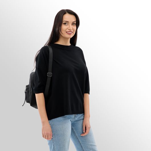 Джемпер Меланія, чорний, Колір: Чорний, Розмір: 52