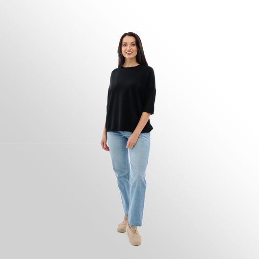 Джемпер Меланія, чорний, Колір: Чорний, Розмір: 46, зображення 6