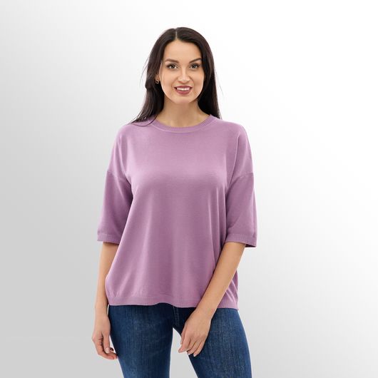 Джемпер Мелания, сиреневый, Цвет: Сиреневый, Размер: 48, изображение 3