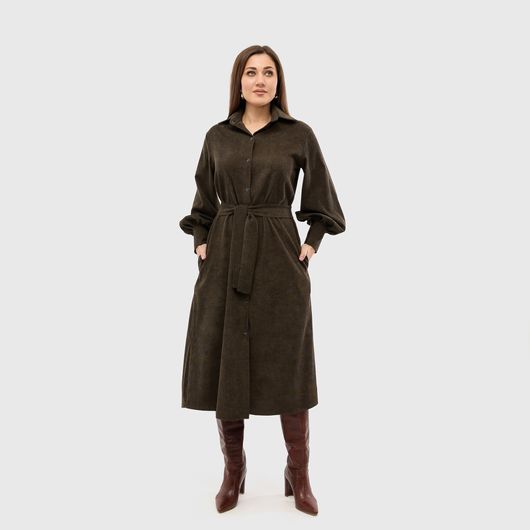 Платье Велси, хаки, Цвет: Хаки , Размер: 46-48, изображение 2