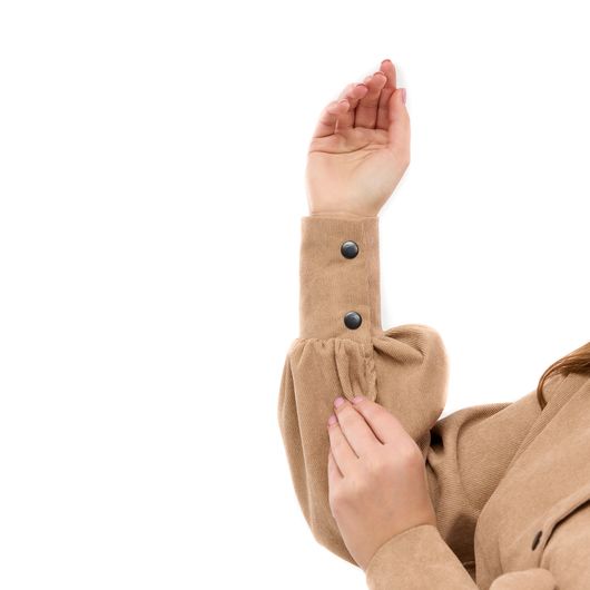 Платье Велси, бежевое, Цвет: Бежевый , Размер: 50-52, изображение 8