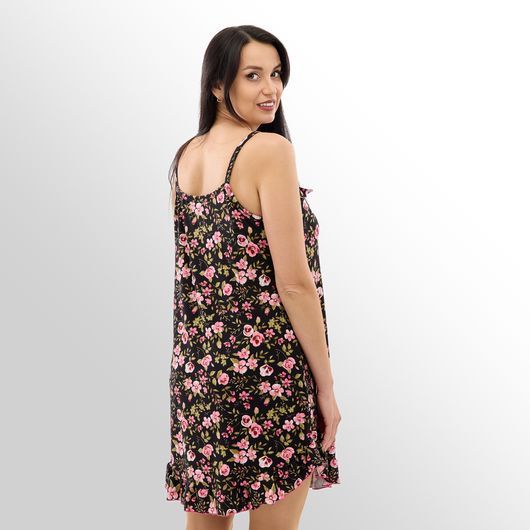 Халат Шерон, чорний, Колір: Чорний, Розмір: XL, зображення 7