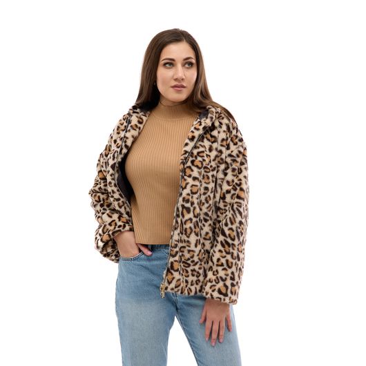 Кардиган Леопардовый Шик, молочный, Цвет: Молочный , Размер: 44, изображение 3