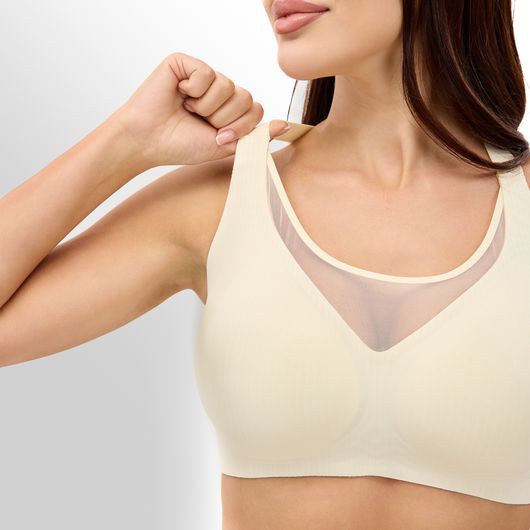 Топ Роуз, бежевий, Колір: Бежевий , Розмір: XL