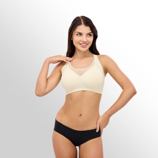 Топ Роуз, бежевий, Колір: Бежевий , Розмір: 2XL