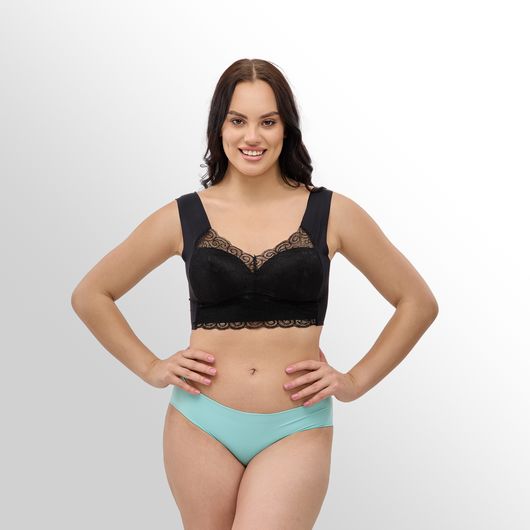 Топ Шарм, черный, Цвет: Черный, Размер: 5XL, изображение 6