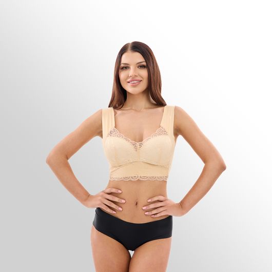 Топ Шарм, бежевый, Цвет: Бежевый , Размер: 4XL, изображение 5