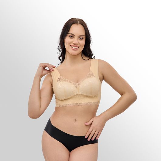 Топ Шарм, бежевый, Цвет: Бежевый , Размер: 5XL, изображение 8