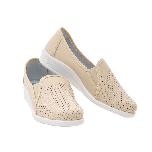 Летняя обувь - туфли "Елизавета" черные, Цвет: Бежевый , Размер: 39, изображение 3