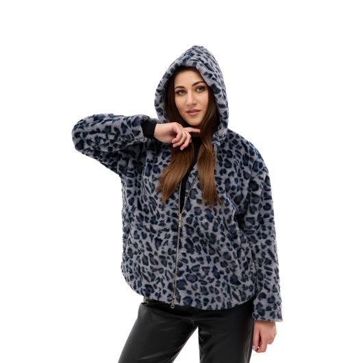 Кардиган Леопардовый Шик, серый, Цвет: Серый , Размер: 44, изображение 5