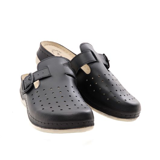 Сабо Симона New, чорні з ремінцем, Колір: Чорний, Розмір: 37, зображення 3