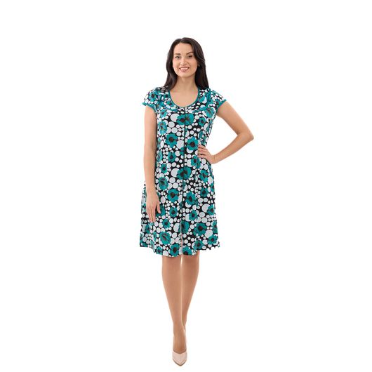 Халат Магия Цветов, зеленый, Цвет: Зеленый, Размер: 4XL, изображение 4