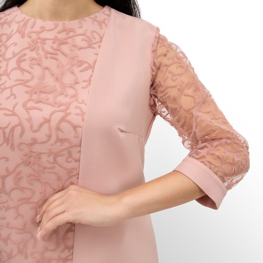 Колекція Модерн Тріо, пудрова, Колір: Пудровий , Дизайн: Блуза , Розмір: 50, зображення 12