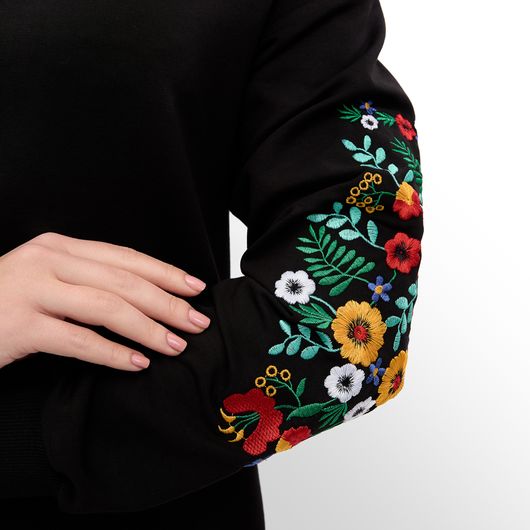 Сукня Дивоцвіт, чорна, Колір: Чорний, Розмір: 44, зображення 4