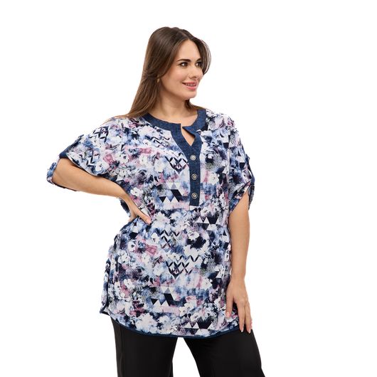 Туніка Дизайн, квіти, Колір: Квіти, Розмір: 50-52, зображення 2