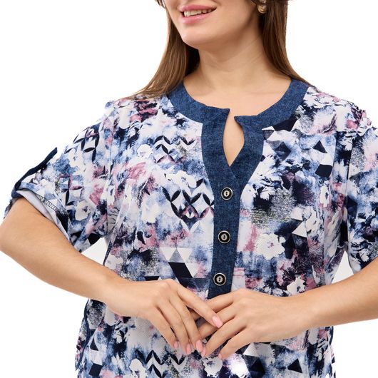 Туніка Дизайн, квіти, Колір: Квіти, Розмір: 50-52, зображення 15