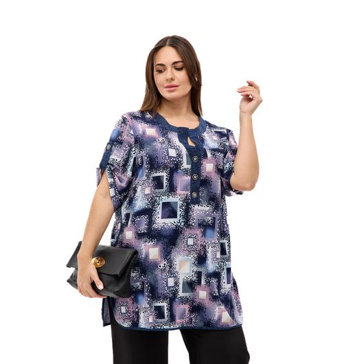 Туніка Дизайн, квадрати, Колір: Квадрати, Розмір: 50-52, зображення 4