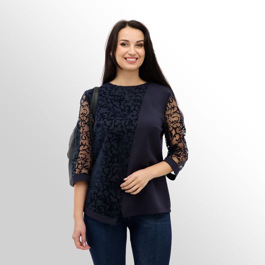 Коллекция Модерн Трио, темно-синий, Цвет: Темно-синий , Дизайн: Брюки , Размер: 48, изображение 2