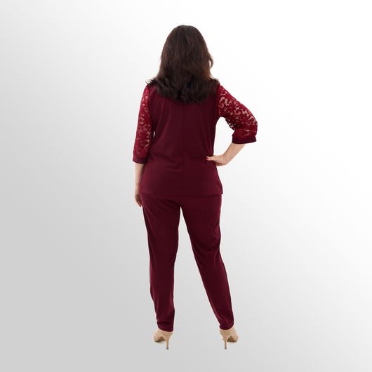 Костюм Триумф, бордовый, Цвет: Бордовый , Размер: 60-62, изображение 6