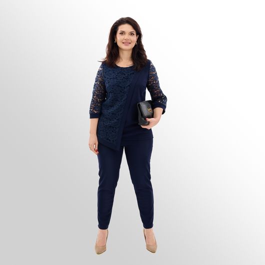 Костюм Триумф, темно-синий, Цвет: Темно-синий , Размер: 44-46, изображение 7