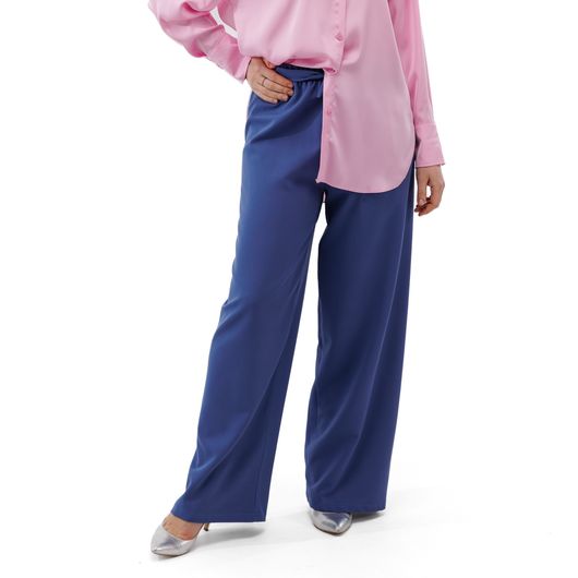 Брюки Магнолія, сині, Колір: Синій, Розмір: 50, зображення 3