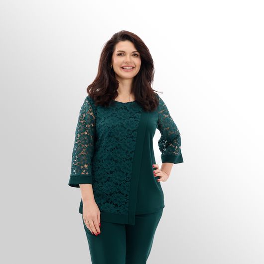 Костюм Триумф, изумрудный, Цвет: Изумрудный , Размер: 48-50, изображение 5