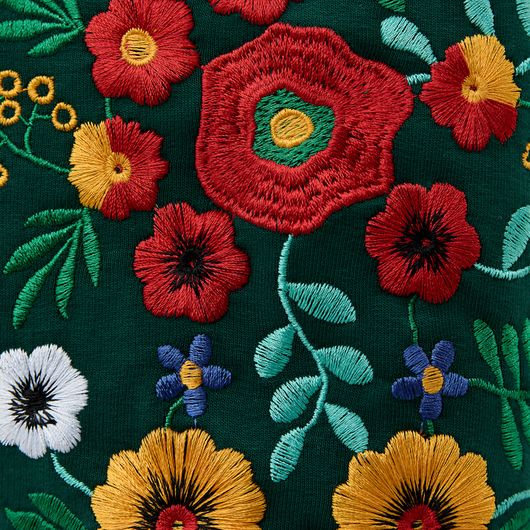 Платье Чудоцвет, зеленое, Цвет: Зеленый, Размер: 50, изображение 7