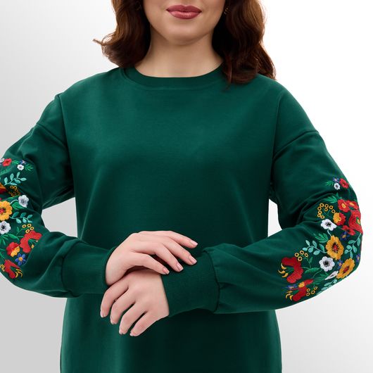 Сукня Дивоцвіт, зелена, Колір:  Зелений, Розмір: 44, зображення 8