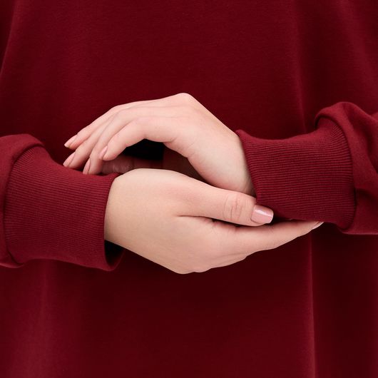 Платье Чудоцвет, бордовое, Цвет: Бордовый , Размер: 52, изображение 6