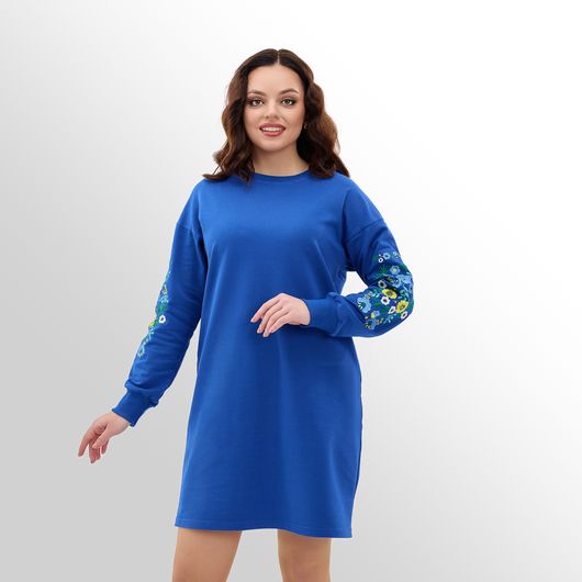 Сукня Дивоцвіт, волошкова, Колір: Волошковий, Розмір: 46, зображення 4