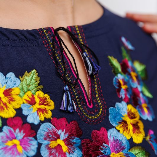 Коллекция вышиванок Синий, Цвет: Синий, Размер: 60, изображение 3