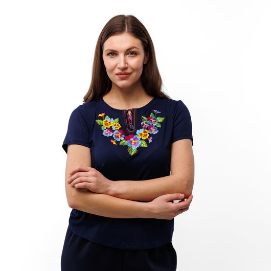 Колекція вишиванок Синій, Колір: Синій, Розмір: 50, зображення 4