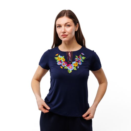 Коллекция вышиванок Синий, Цвет: Синий, Размер: 60, изображение 5