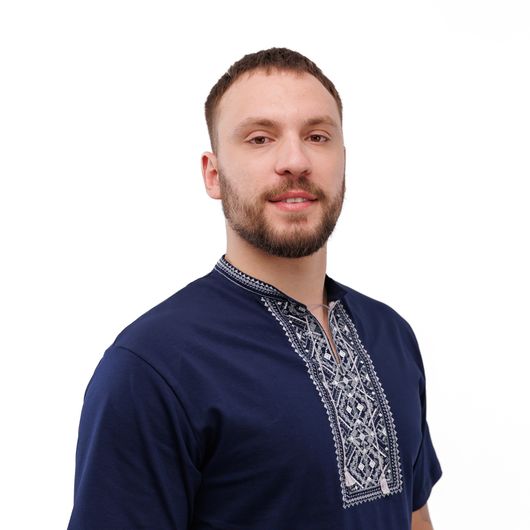 Коллекция вышиванок Синий, Цвет: Синий, Размер: 58, изображение 9