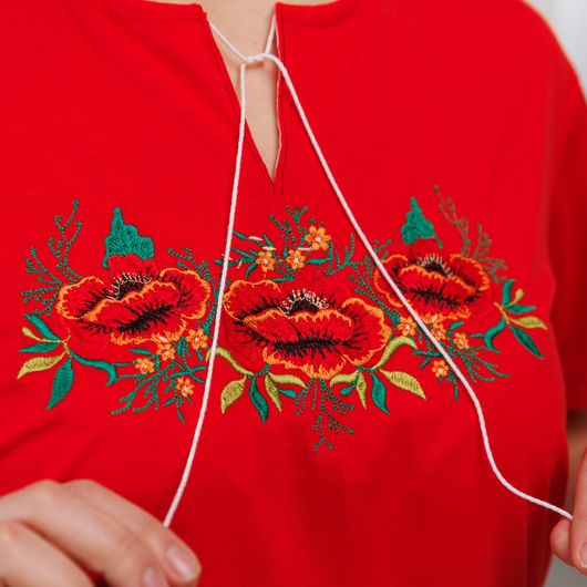 Коллекция вышиванок Красный, Цвет: Красный , Размер: 44, изображение 5