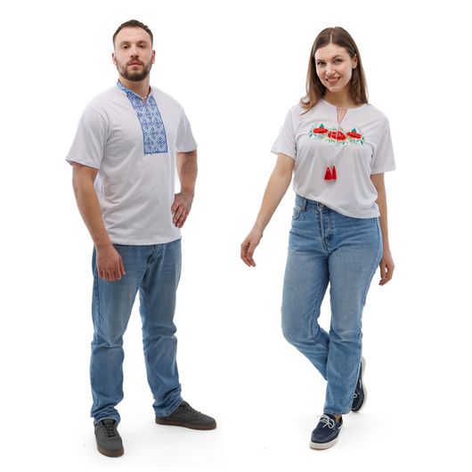 Колекція вишиванок Білий, Колір: Білий, Розмір: 60