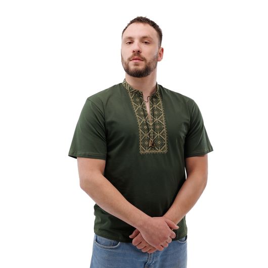 Колекція вишиванок Зелений, Колір:  Зелений, Розмір: 48