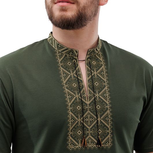 Колекція вишиванок Зелений, Колір:  Зелений, Розмір: 56, зображення 3