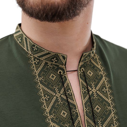 Колекція вишиванок Зелений, Колір:  Зелений, Розмір: 44, зображення 4