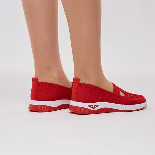 Сліпони Евеліна, червоні, Колір: Червоний, Розмір взуття: 36, зображення 4