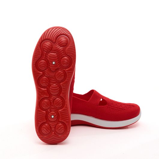 Сліпони Евеліна, червоні, Колір: Червоний, Розмір взуття: 36, зображення 8