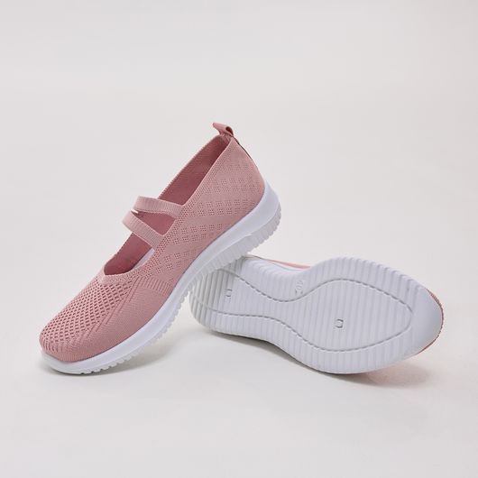 Слипони Леона, пудровые, Цвет: Пудровый , Размер обуви : 39, изображение 2