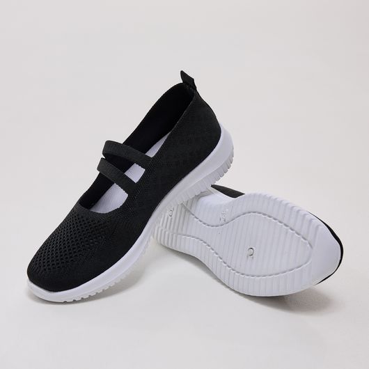 Слипони Леона, черные, Цвет: Черный, Размер обуви : 41, изображение 9