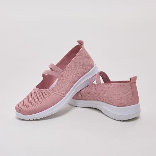 Слипони Леона, пудровые, Цвет: Пудровый , Размер обуви : 39, изображение 4