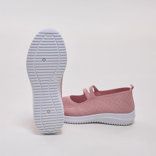 Слипони Леона, пудровые, Цвет: Пудровый , Размер обуви : 39, изображение 5