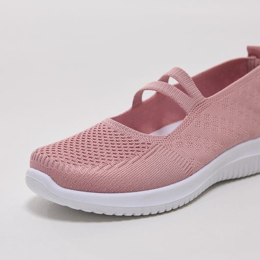 Слипони Леона, пудровые, Цвет: Пудровый , Размер обуви : 39, изображение 6