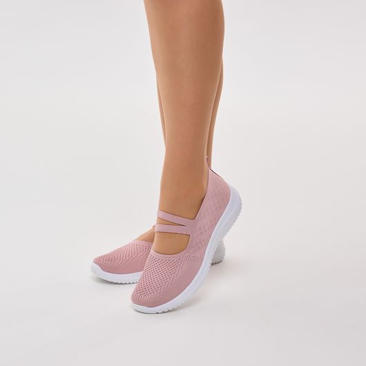 Слипони Леона, пудровые, Цвет: Пудровый , Размер обуви : 39, изображение 8