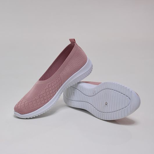 Сліпони Аделіна, пудрові, Колір: Пудровий , Розмір взуття: 37, зображення 2